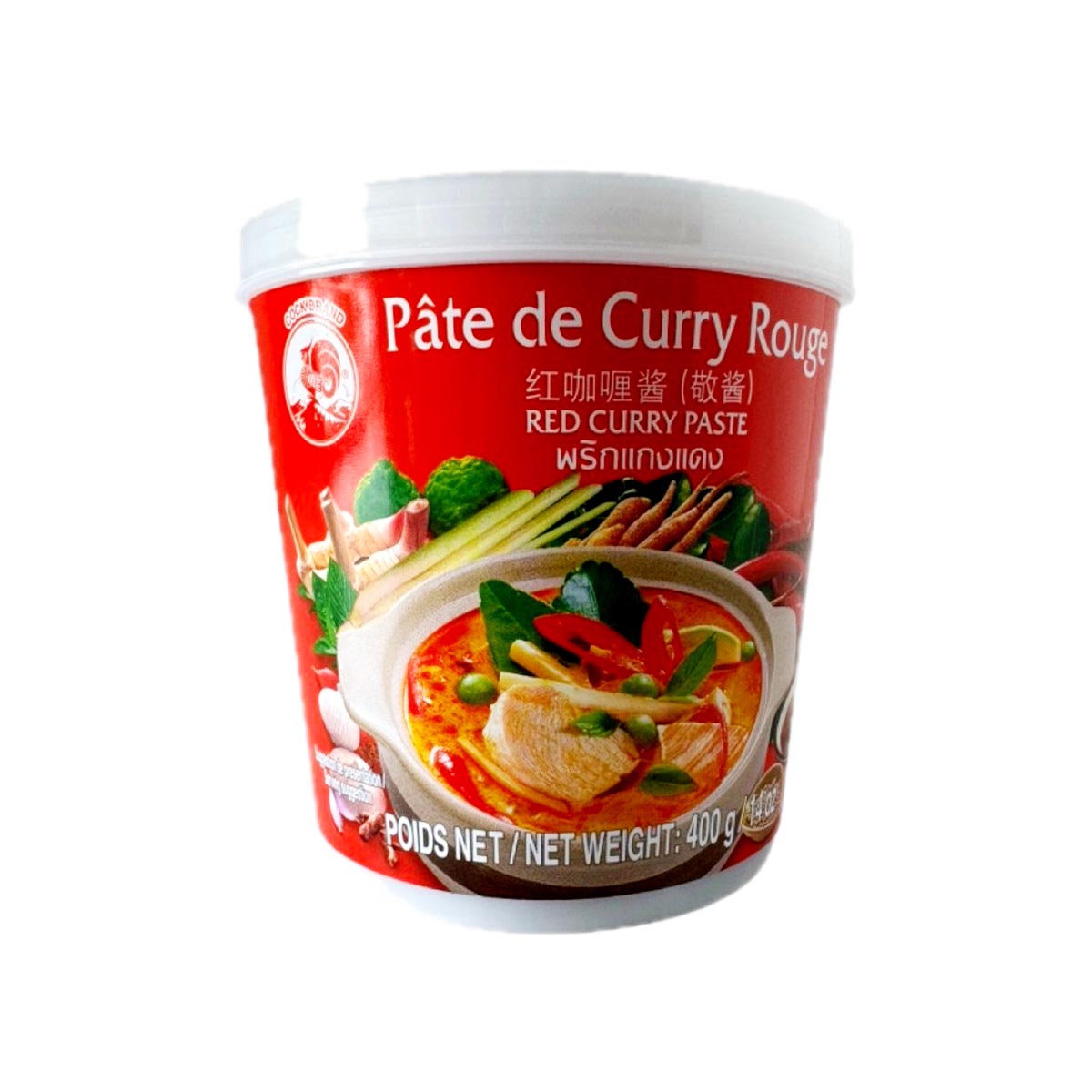 Red curry Paste Cock 24/400g鸡牌红咖喱