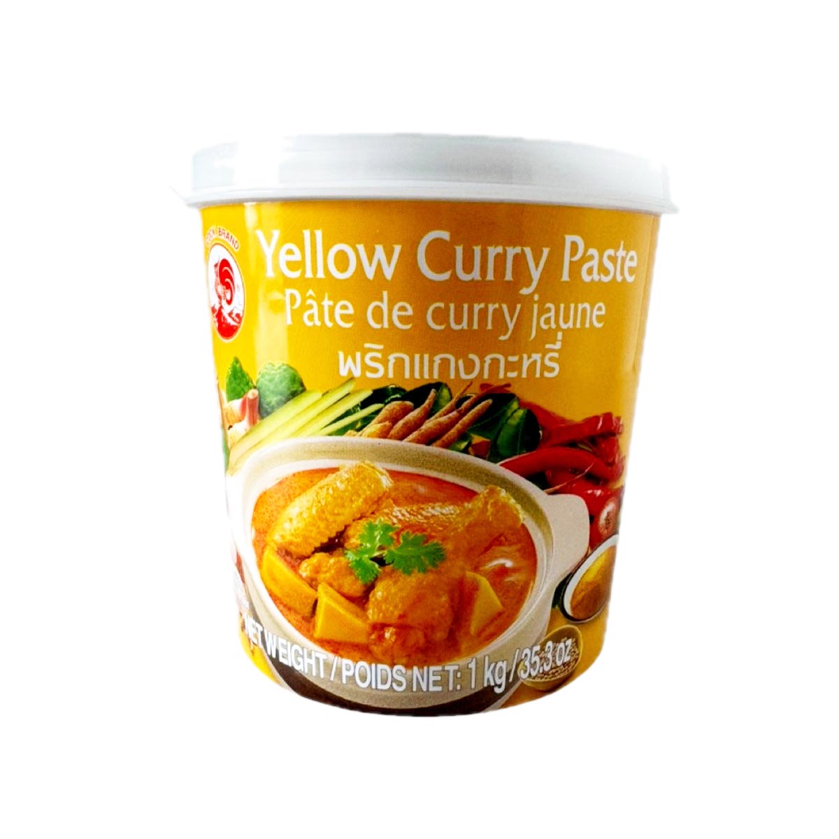 Yellow Curry Paste 1kg Cock