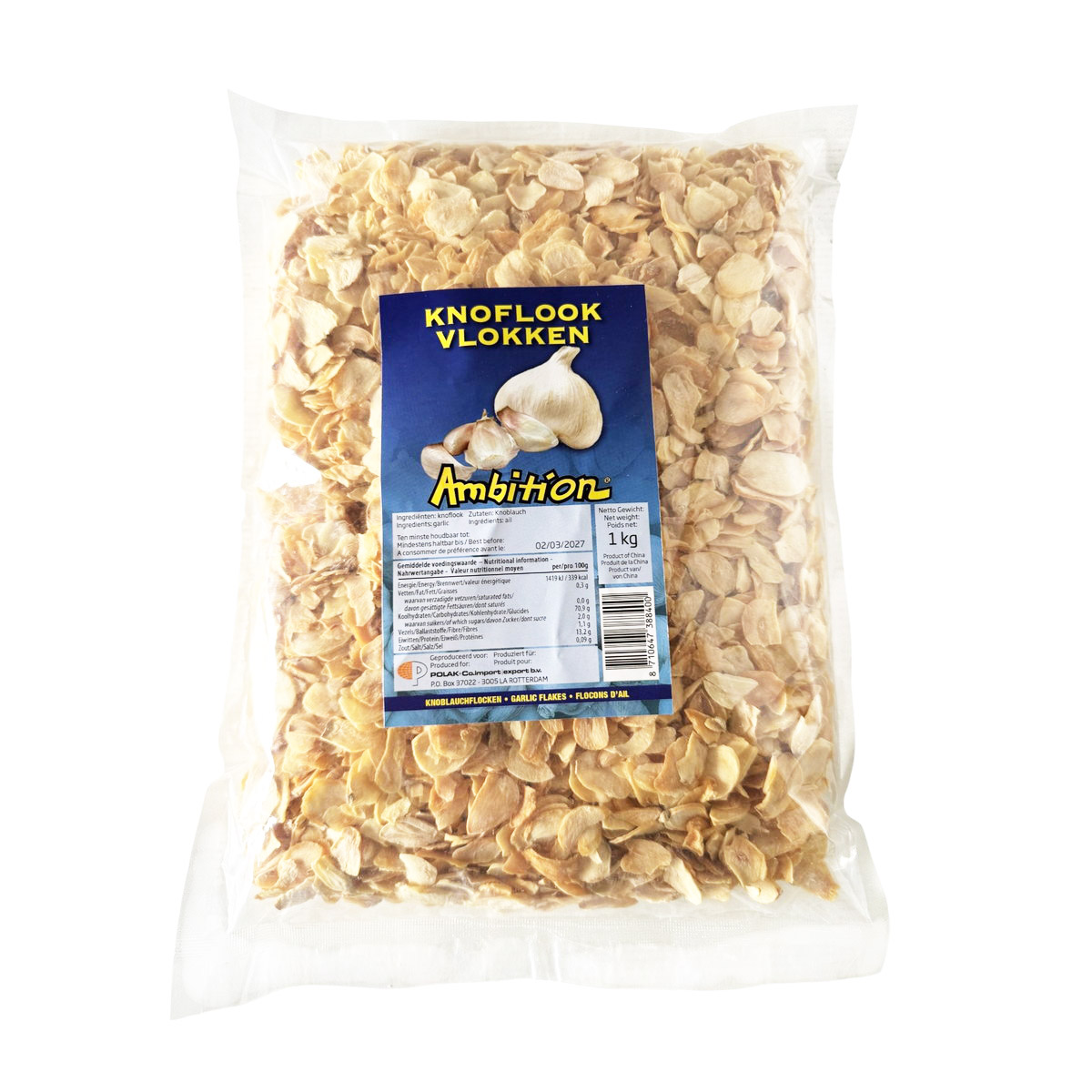 Dried Garlic Flacks
