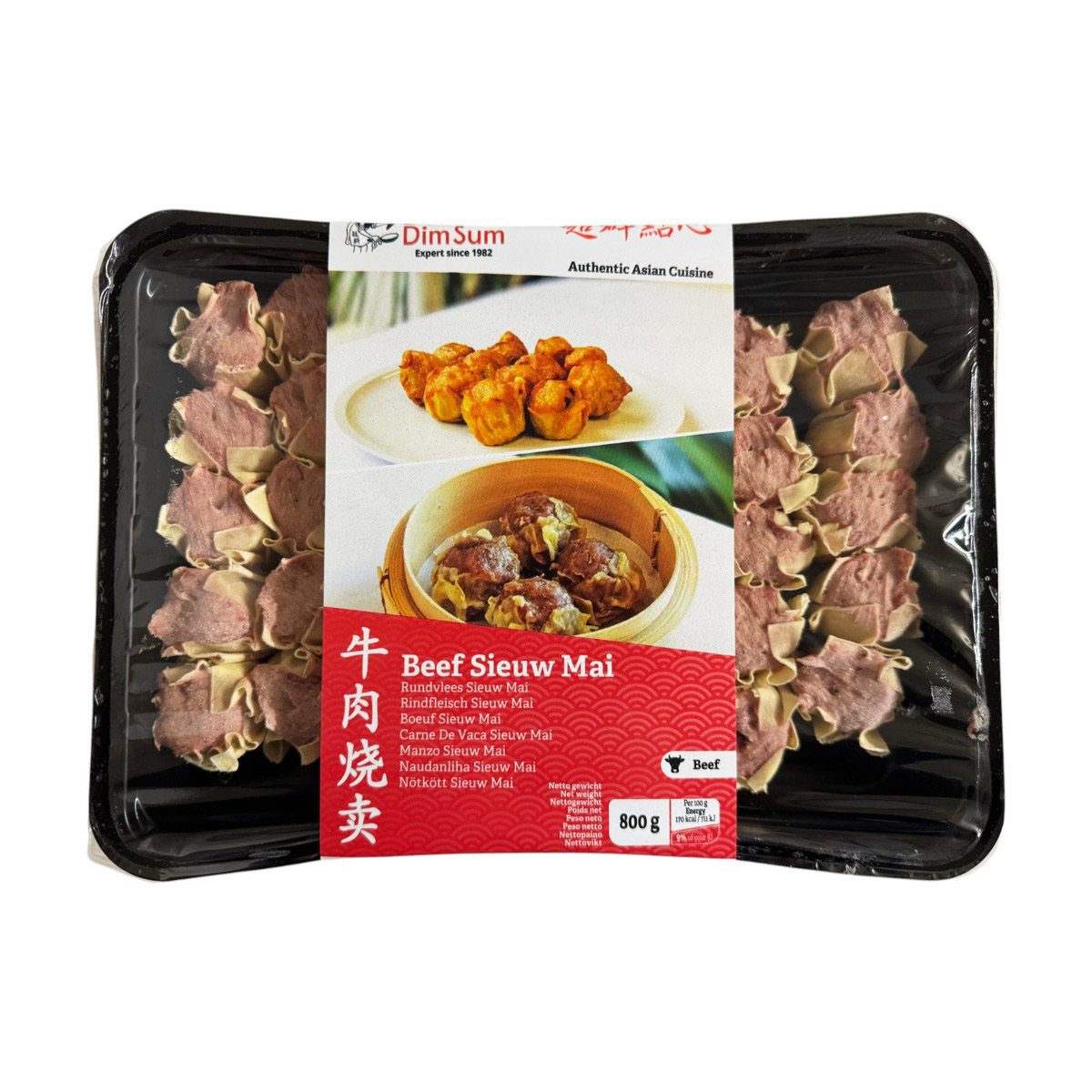 Beef Sieuw mai 40p Delico 大排牛肉烧卖