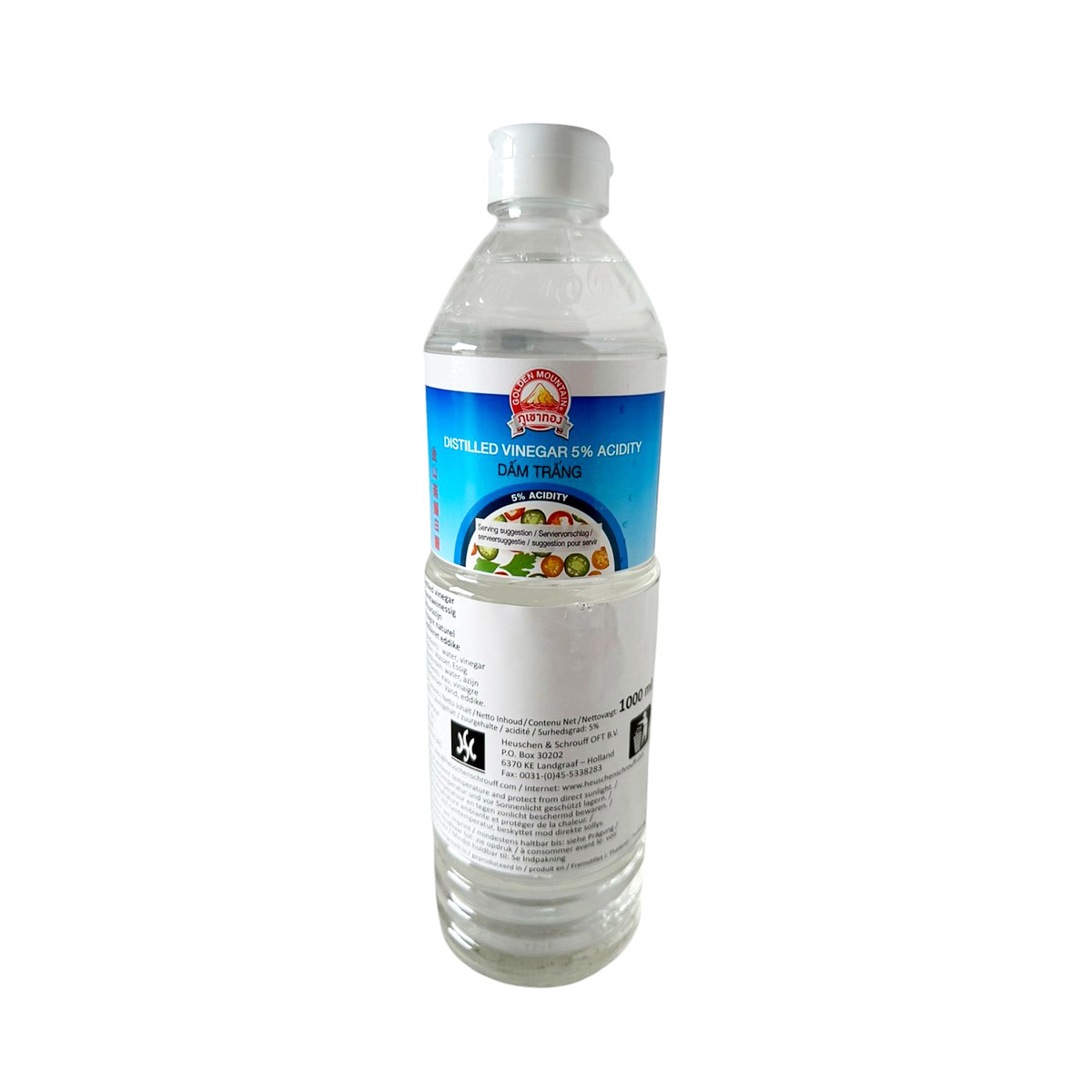 Distilled vinegar 1L Golden mountain 泰国白醋