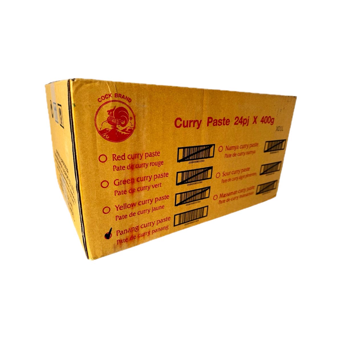 Panang curry paste Cock 400g 鸡标紫咖喱 2