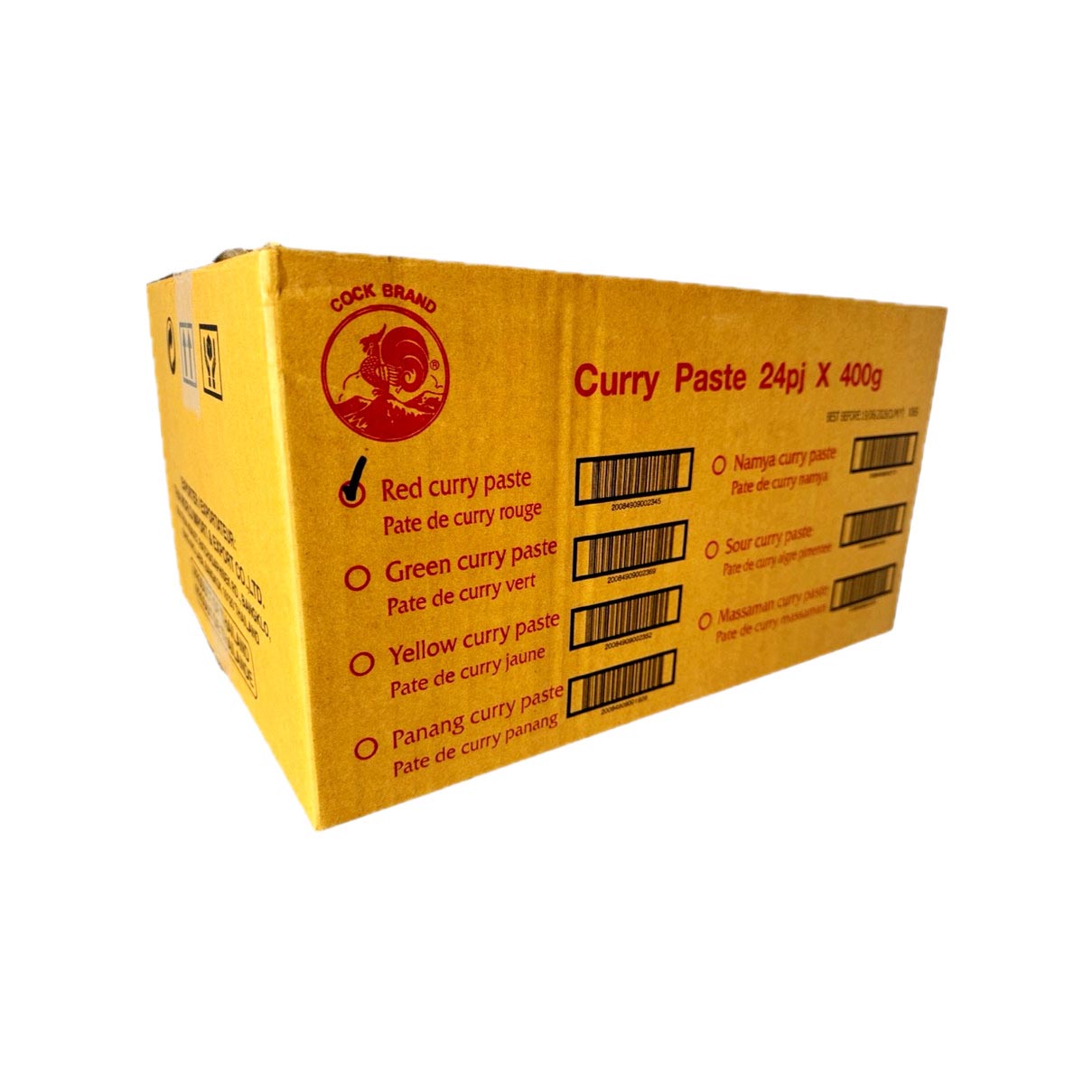 Red curry Paste Cock 24/400g鸡牌红咖喱 2