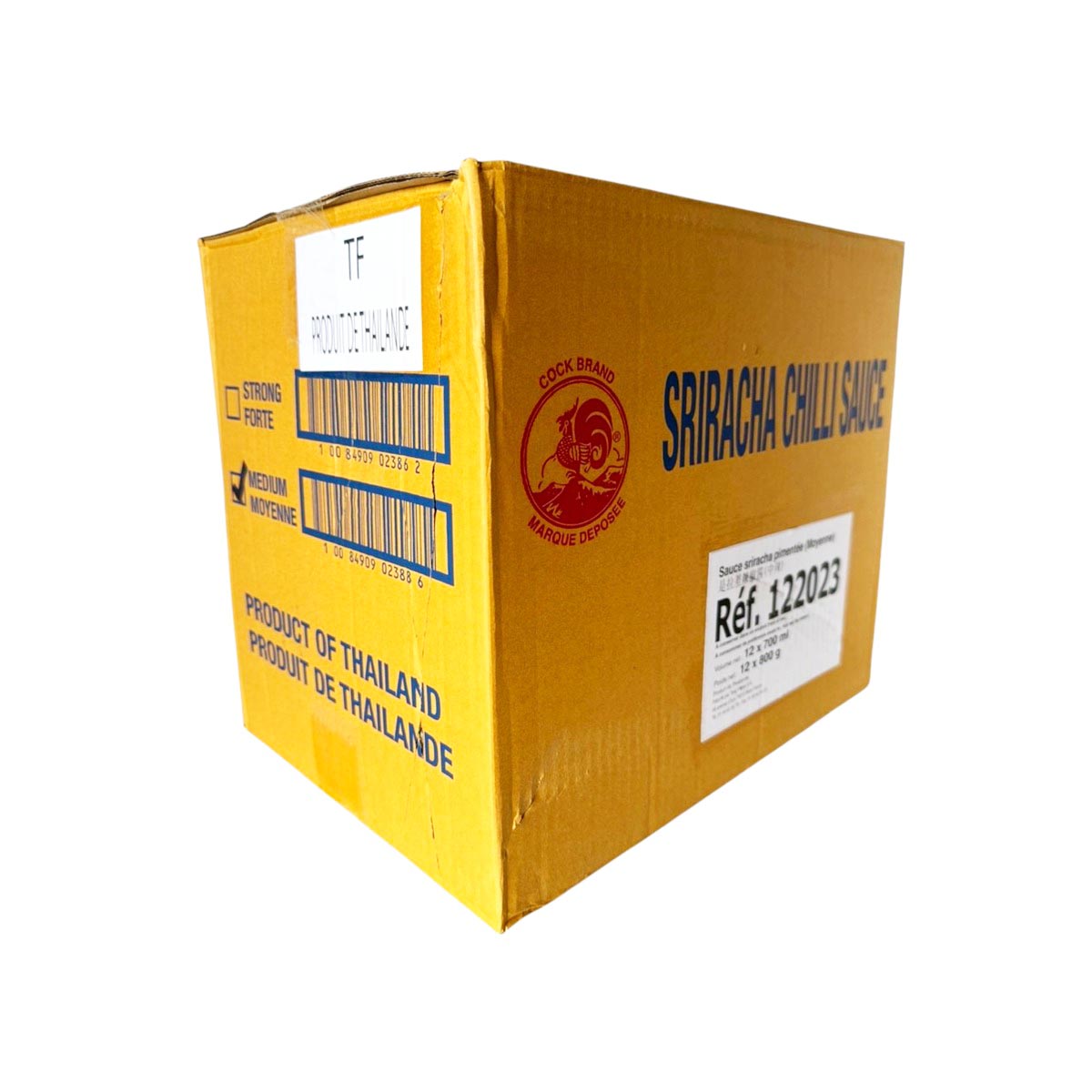 中辣Sriracha Chili sauce M-Hot 12/800g Cock 2